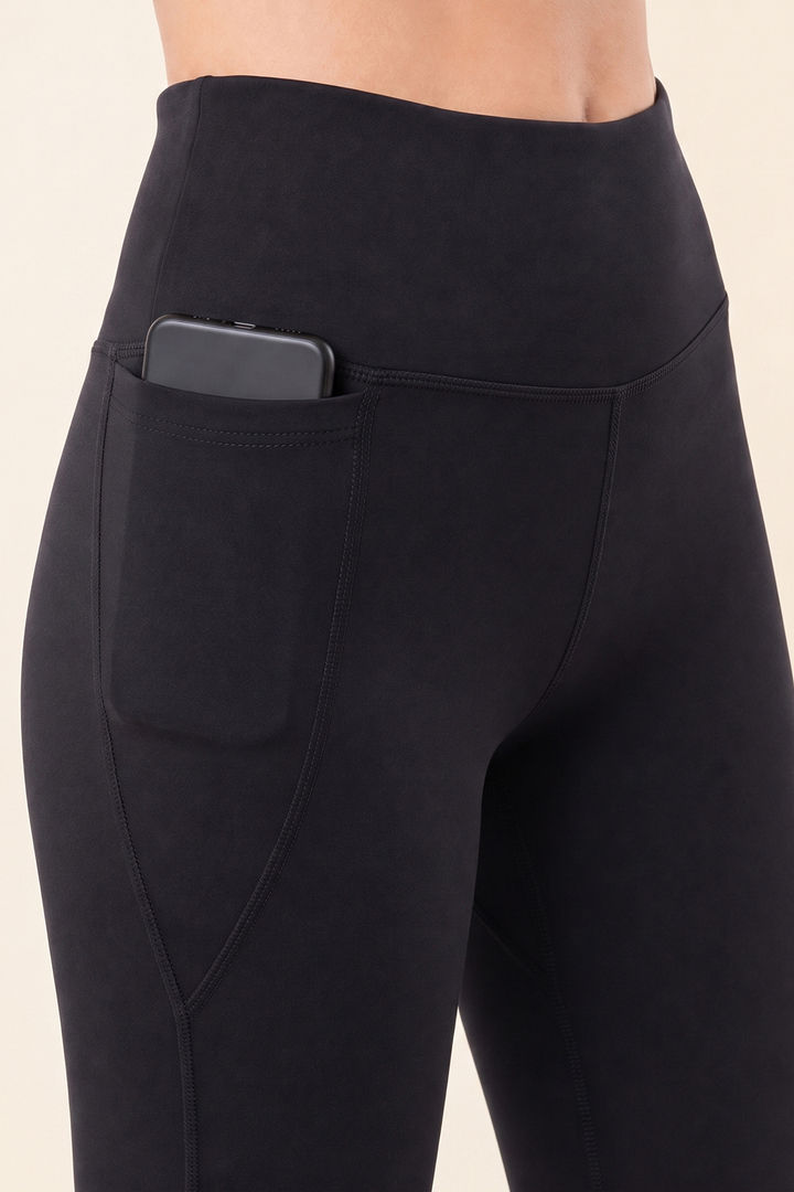 Zelocity Quick Dry Training Leggings - Black Beauty — image 6